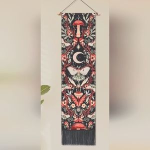 Witchy mushroom wall hanging with tassels ✨️🍄
